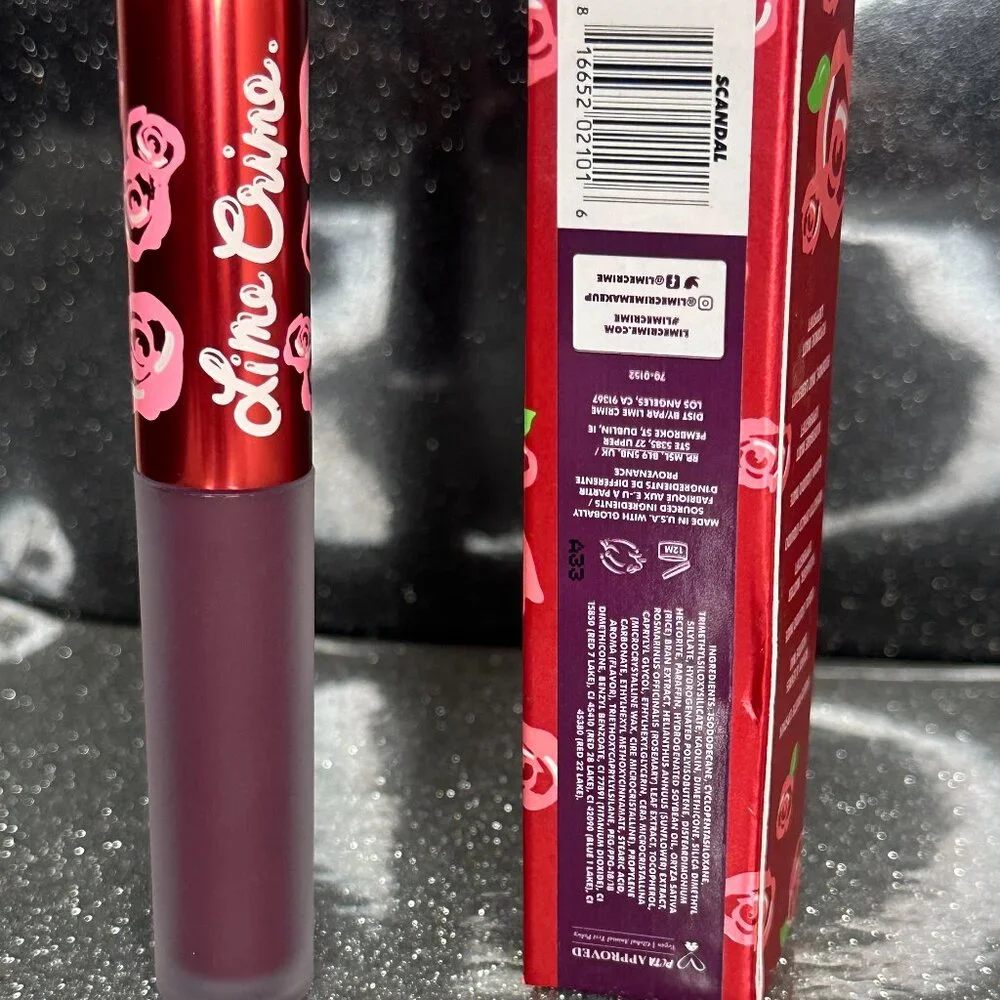 LimeCrime Velvetines 2.6ml- Scandal NIB